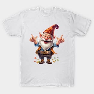 Autumn Happy Gnome #9 T-Shirt